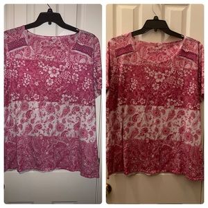 Fun patterned tee
